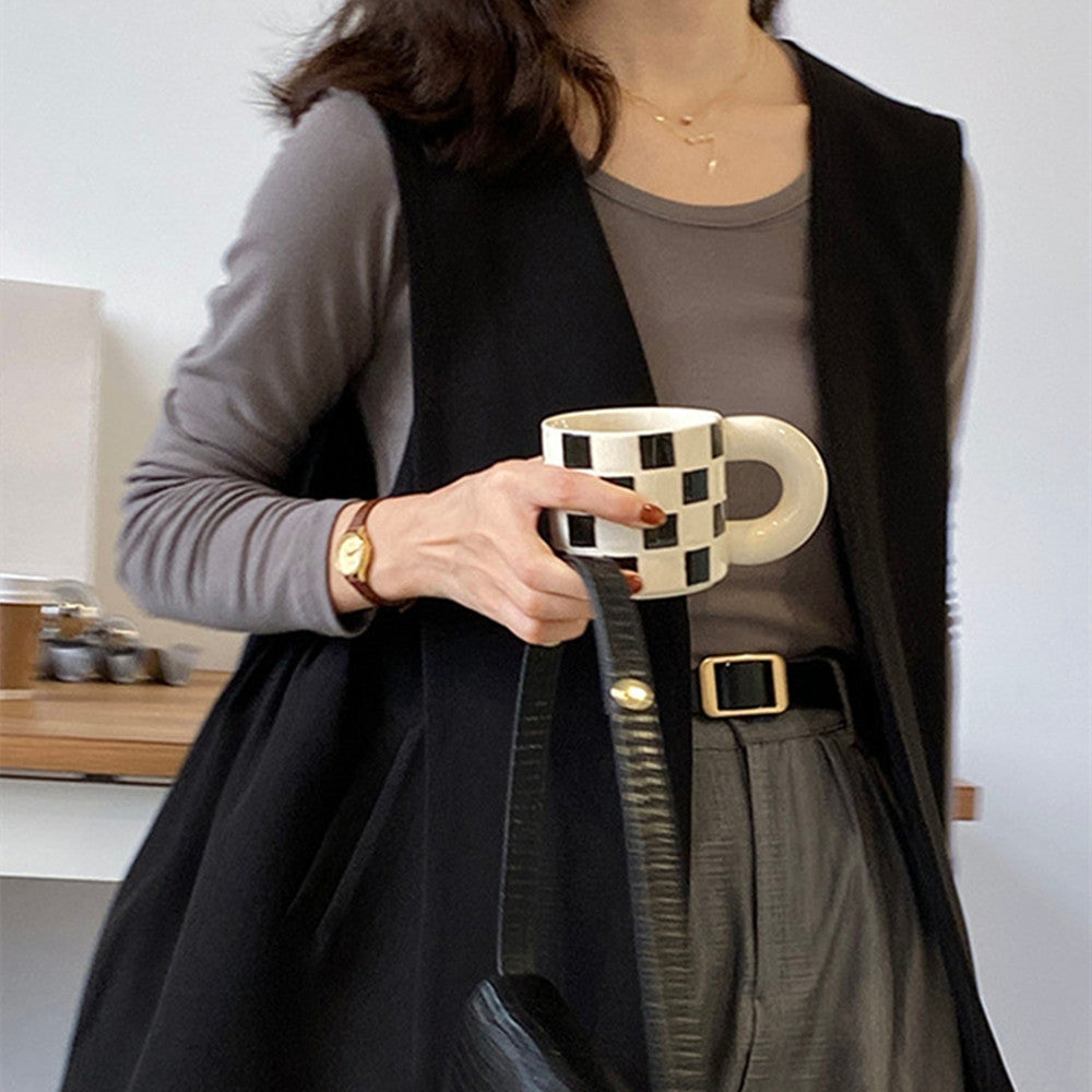 Temperament Loose Casual Suit Vest Jacket Women