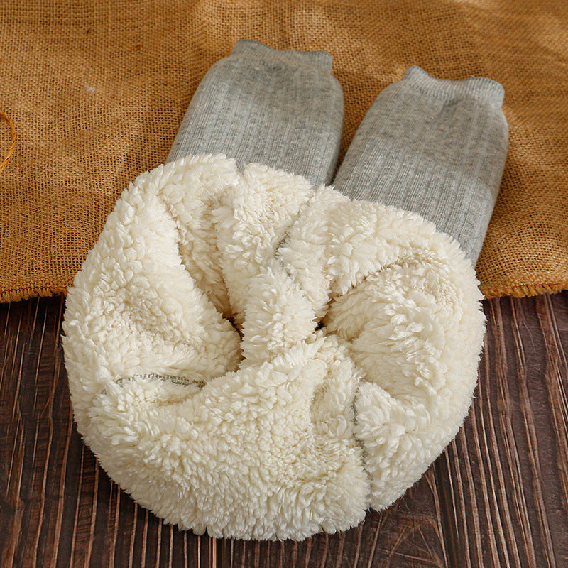 Autumn And Winter Fleece-lined Thickened Baby Girls Leggings